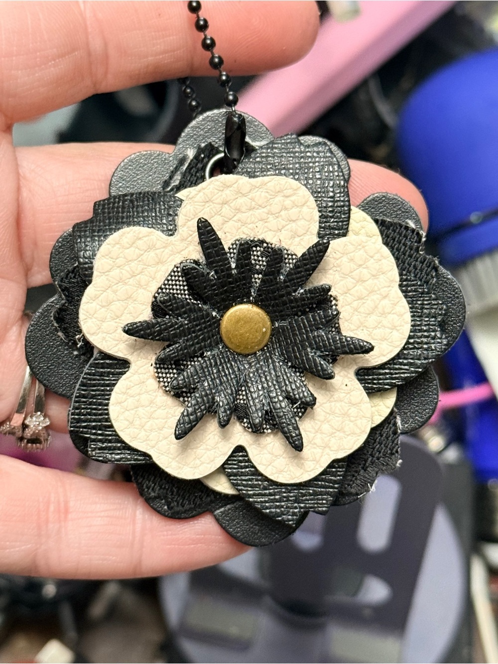Handmade Floral Bag Charm